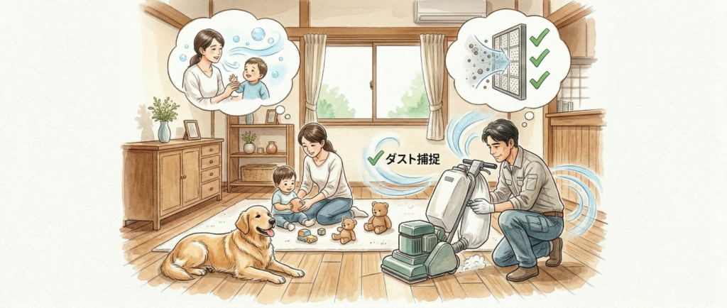 GREENGUARD GOLD認証低VOC塗料子ども安全施工イメージ