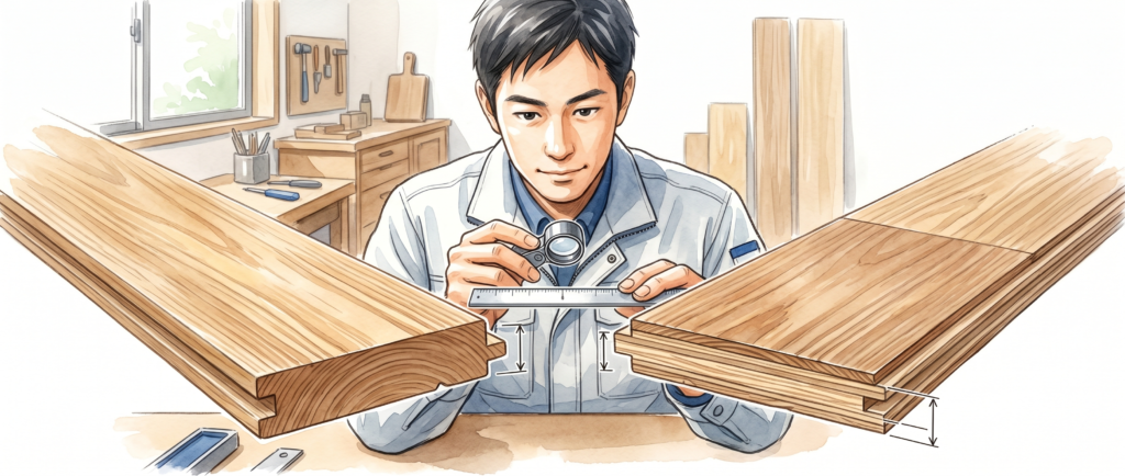 在宅施工に向く床材と向かない床材の確認