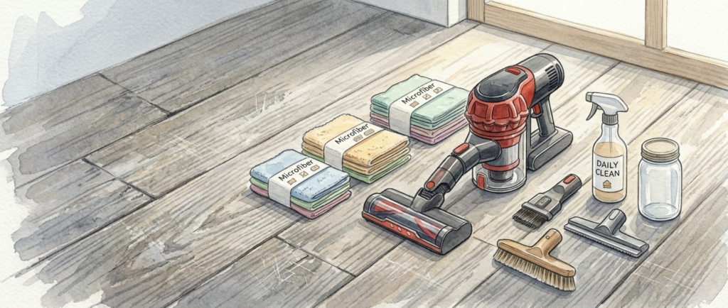 無垢材の輝きを長く保つ日常的なメンテナンスと定期ケア