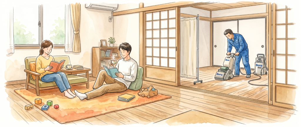 在宅したまま進める居ながら施工と従来工法の違い