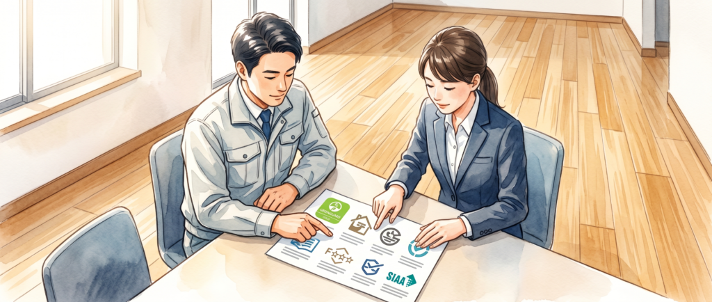 GREENGUARD GOLD・F☆☆☆☆など床研磨の安全性を裏付ける認証一覧
